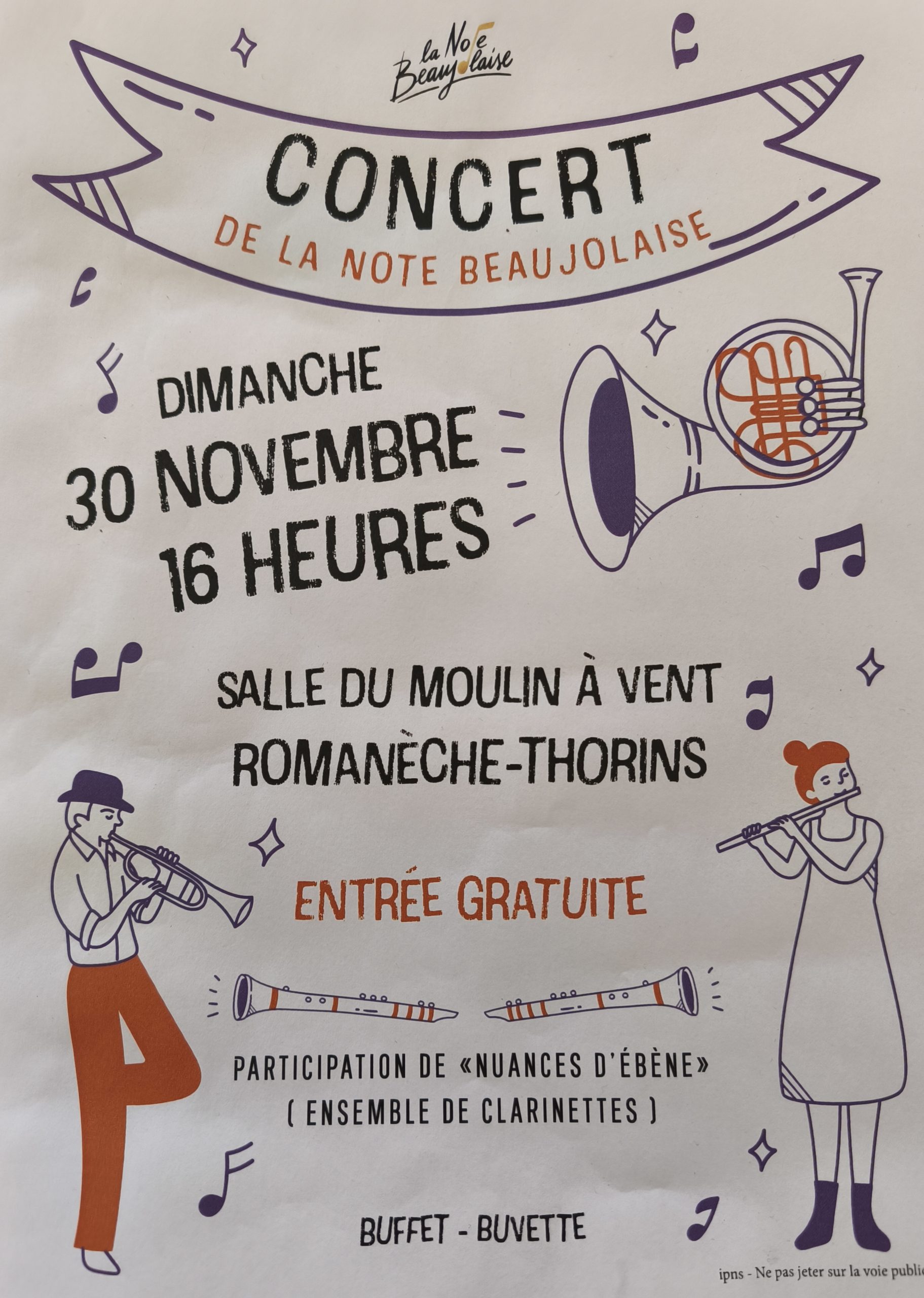 Concert de la note Beaujolaise