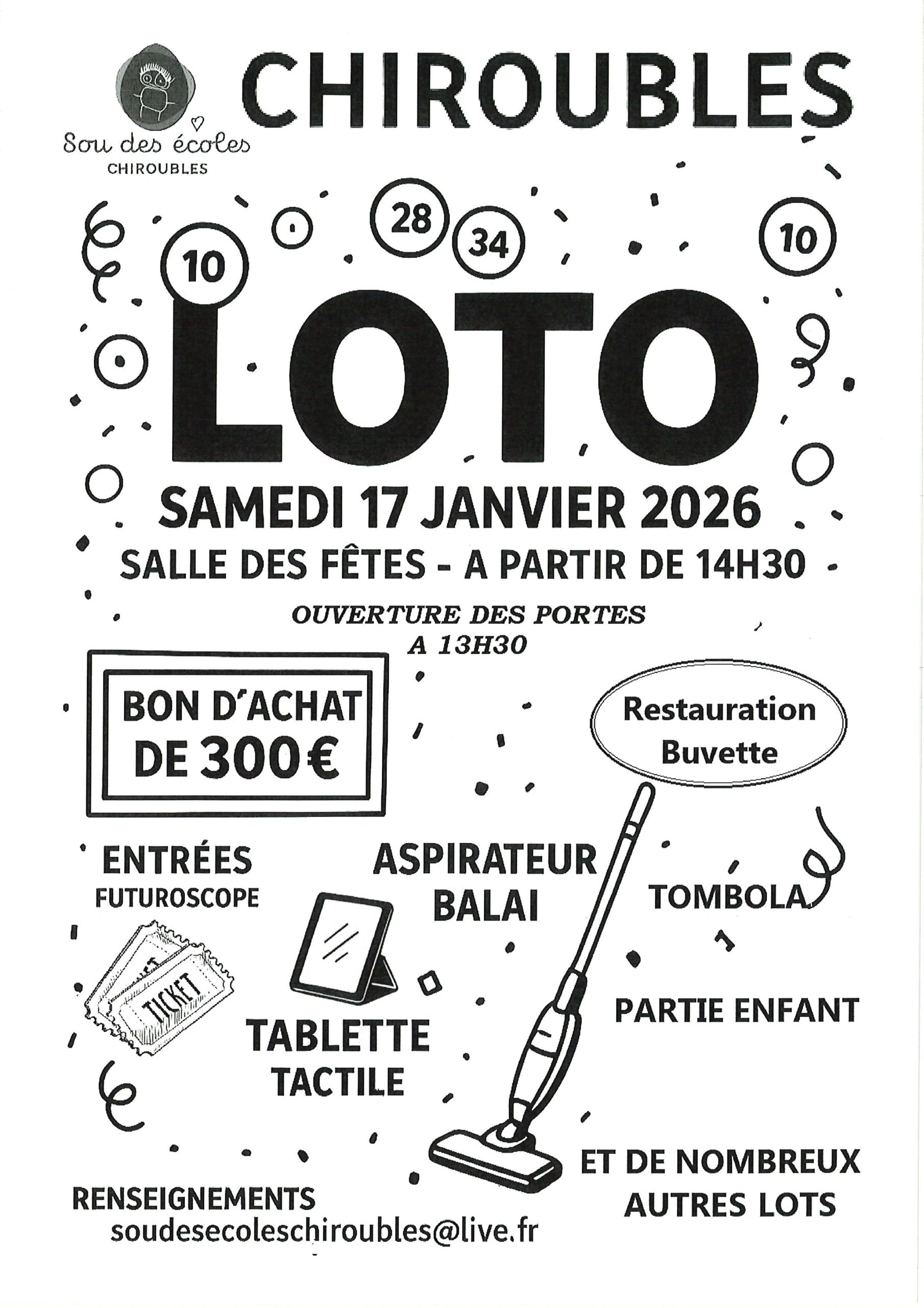 Loto à CHIROUBLES